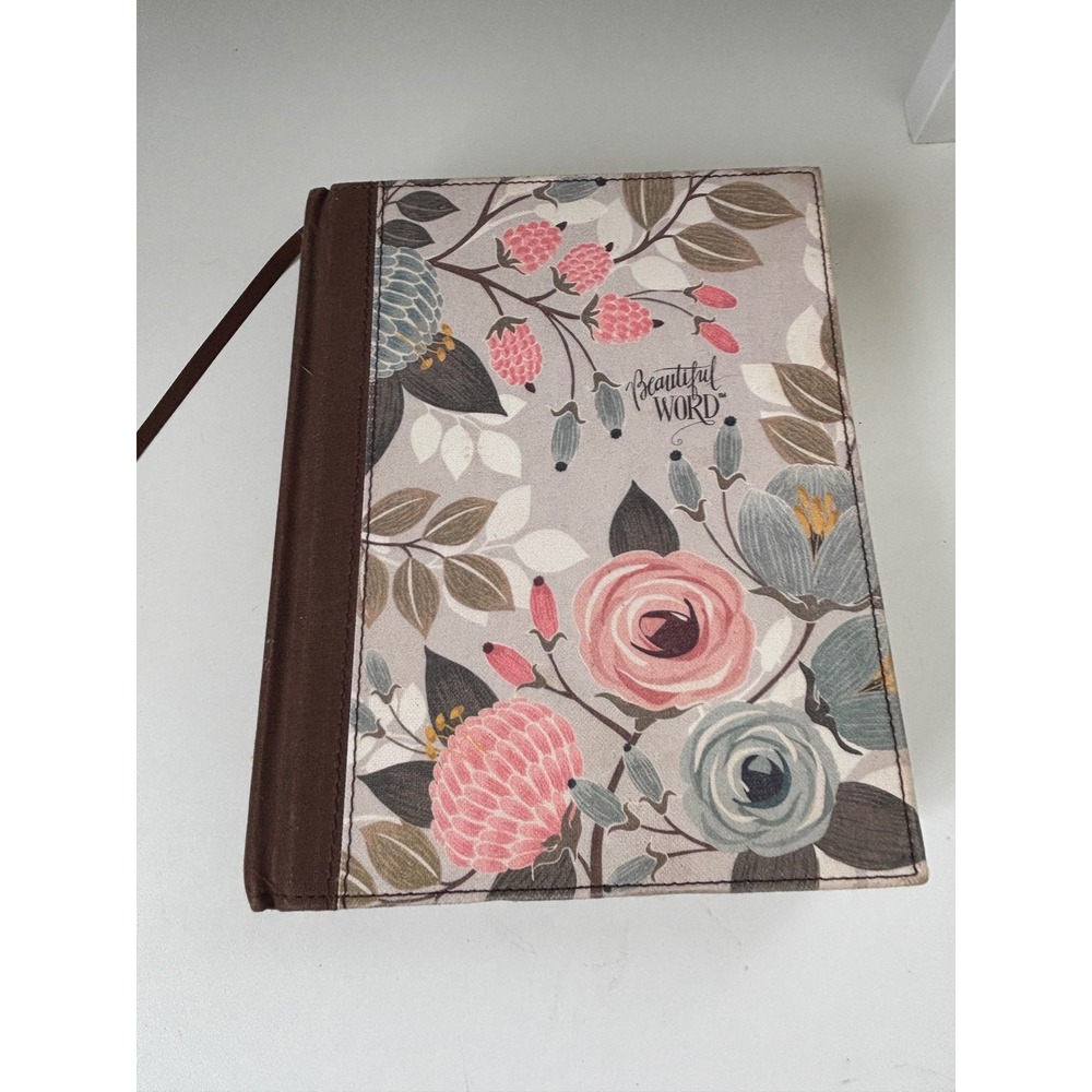 Zondervan NIV Beautiful Word Bible Updated Edition Floral Cloth Hardcover Bible